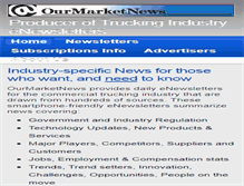 Tablet Screenshot of ourmarketnews.com